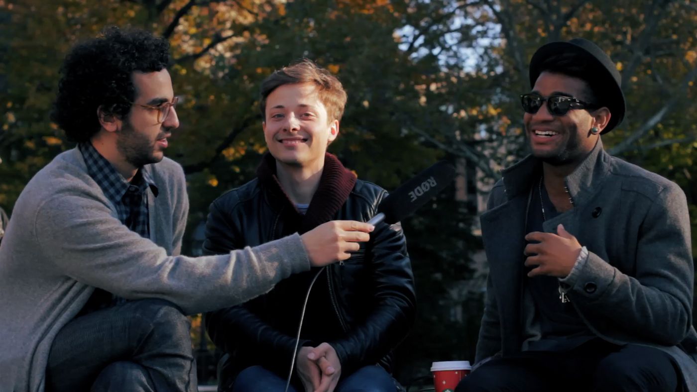 Street interview with young people about Twilight, from the film
